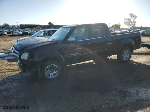 2004 Toyota Tundra SR5 with VIN 5TBET34164S444335, listed as a Copart auction lot 44190835 with 118,829 mi miles and Salvage Title. Bid and sale history available at carsss.com. Image 1.