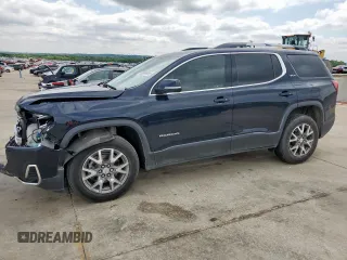 2021 GMC Acadia SLT z VIN 1GKKNML42MZ173881, wystawiony jako Copart lot #55998985 z przebiegiem 55 496 mil mil oraz Szkoda całkowita • Salvage title. Historia ofert i sprzedaży dostępna na DreamBid. Obrazek 1.