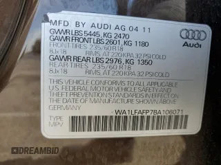2011 Audi Q5 Premium Plus z VIN WA1LFAFP7BA106071, wystawiony jako Copart lot #57264035 z przebiegiem 169 317 mil mil oraz Szkoda całkowita • Salvage title. Historia ofert i sprzedaży dostępna na DreamBid. Obrazek 13.