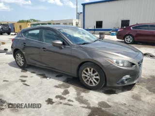 2014 Mazda 3 i Touring with VIN JM1BM1L71E1181056, listed as a Copart auction lot 59767705 with 129,447 mi miles and Salvage title. Bid and sale history available at DreamBid. Image 4.