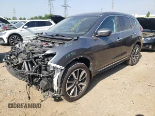 2019 Nissan Rogue SL with VIN 5N1AT2MV7KC789192, listed as a Copart auction lot 58906904 with 72,249 mi miles and Salvage Title. Bid and sale history available at carsss.com. Image 1.