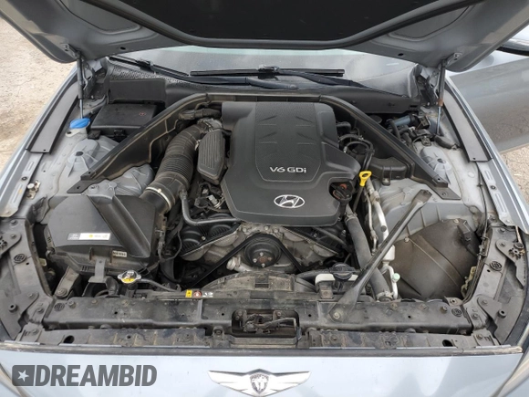 2015 Hyundai Genesis 3.8L with VIN KMHGN4JEXFU071785, listed as a Copart auction lot 71847804 with 153,816 mi miles and Salvage Title. Bid and sale history available at carsss.com. Image 13.