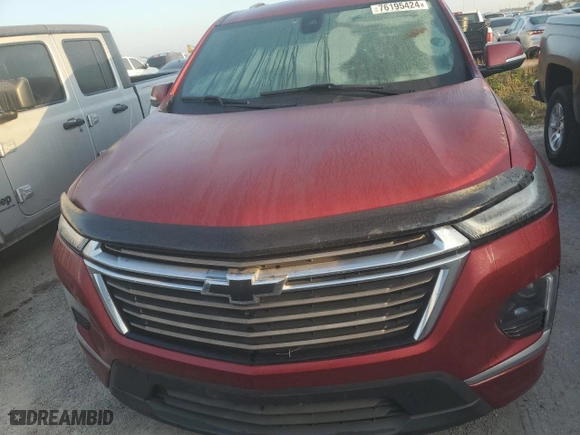 2023 Chevrolet Traverse High Country with VIN 1GNERNKW4PJ168262, listed as a Copart auction lot 76195424 with 0 mi miles and Salvage Title. Bid and sale history available at carsss.com. Image 5.