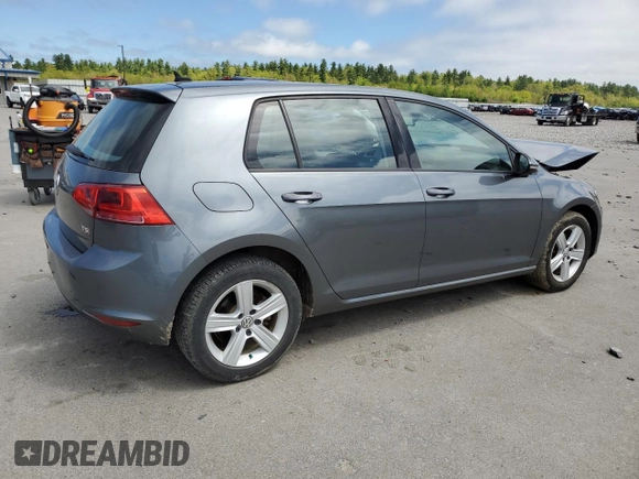 2017 Volkswagen Golf S с VIN 3VW217AU1HM015595, выставлен на аукционе Copart как лот 57384805 с пробегом 49 257 миль миль и Списание • Salvage title. История ставок и продаж доступна на DreamBid. Изображение 3.