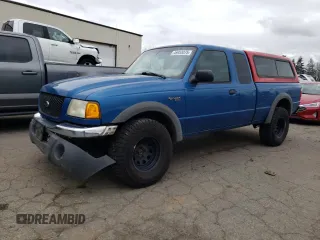 2001 Ford Ranger XL Fleet with VIN 1FTZR15E41PA65773, listed as a Copart auction lot 46953075 with 271,463 mi miles and Salvage Title. Bid and sale history available at carsss.com. Image 1.