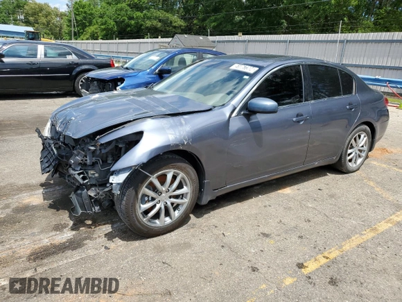 2008 Infiniti G35 with VIN JNKBV61E18M205983, listed as a Copart auction lot 51067304 with 124,945 mi miles and Clean Title. Bid and sale history available at DreamBid. Image 1.