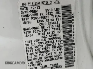 2014 Infiniti QX70 z VIN JN8CS1MW6EM413489, wystawiony jako Copart lot #87665875 z przebiegiem 139 371 mil mil oraz Czysty tytuł • Clean title. Historia ofert i sprzedaży dostępna na DreamBid. Obrazek 13.