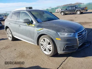 2018 Audi Q5 Prestige with VIN WA1CNAFY1J2129656, listed as a IAAI auction lot 41642388 with 102,268 mi miles. Bid and sale history available at carsss.com. Image 1.
