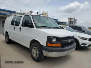 2014 Chevrolet Express Cargo with VIN 1GCWGFCA2E1915057, listed as a Copart auction lot 52590835 with 148,704 mi miles and Clean title. Bid and sale history available at DreamBid. Image 4.
