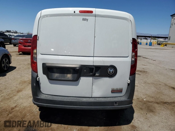 2018 Ram ProMaster City Cargo Tradesman with VIN ZFBERFABXJ6K67498, listed as a Copart auction lot 54472245 with 146,763 mi miles and Salvage Title. Bid and sale history available at DreamBid. Image 6.