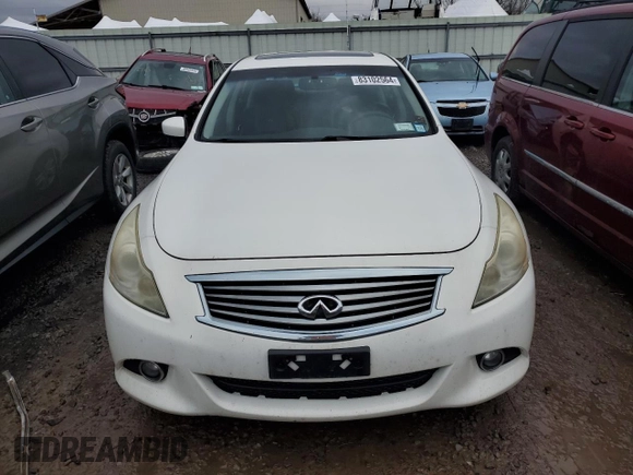2011 Infiniti G25 x with VIN JN1DV6ARXBM451521, listed as a Copart auction lot 83102564 with 221,298 mi miles and Salvage Title. Bid and sale history available at DreamBid. Image 5.