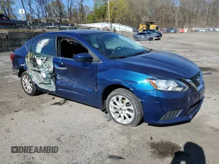 2018 Nissan Sentra SV with VIN 3N1AB7AP0JL663420, listed as a Copart auction lot 53257305 with 80,599 mi miles and Salvage Title. Bid and sale history available at DreamBid. Image 4.
