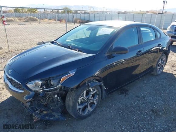 2020 Kia Forte LXS with VIN 3KPF24AD8LE258999, listed as a IAAI auction lot 41344656 with 40,597 mi miles. Bid and sale history available at carsss.com. Image 18.