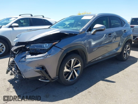 2020 Lexus NX 300 z VIN JTJDARBZ5L5009845, wystawiony jako IAAI lot #42160884 z przebiegiem 40 001 mil mil oraz . Historia ofert i sprzedaży dostępna na DreamBid. Obrazek 2.