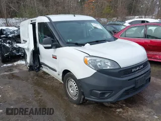 2020 Ram ProMaster City Cargo Van Tradesman with VIN ZFBHRFAB0L6R67529, listed as a IAAI auction lot 41516078 with 114,506 mi miles. Bid and sale history available at carsss.com. Image 1.