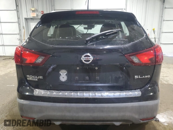2017 Nissan Rogue SL with VIN JN1BJ1CR2HW122750, listed as a Copart auction lot 45503975 with 64,582 mi miles and Salvage Title. Bid and sale history available at DreamBid. Image 6.
