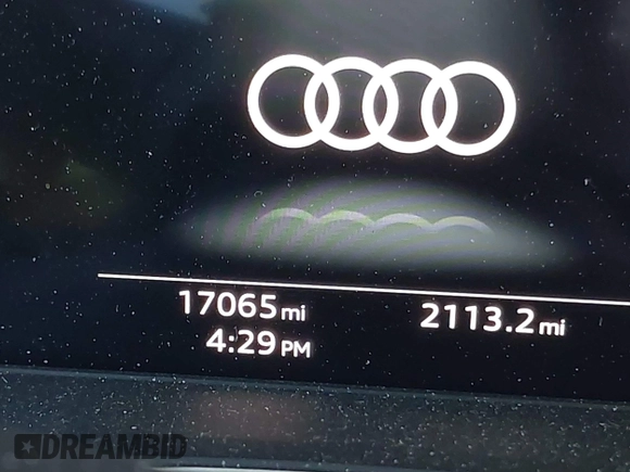 2023 Audi Q5 Premium Plus with VIN WA1BBAFY7P2167227, listed as a IAAI auction lot 42632124 with 17,065 mi miles and . Bid and sale history available at DreamBid. Image 15.