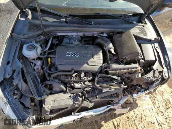 2018 Audi A3 Sedan Premium with VIN WAUB8GFFXJ1076839, listed as a Copart auction lot 43738434 with 61,482 mi miles. Bid and sale history available at carsss.com. Image 12.
