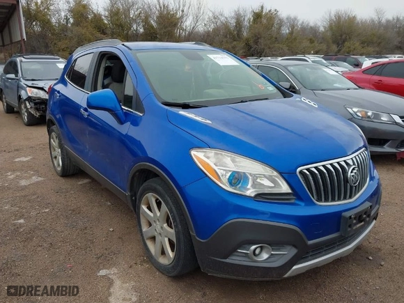 2013 Buick Encore Convenience with VIN KL4CJBSB7DB129152, listed as a IAAI auction lot 41714592 with 76,367 mi miles. Bid and sale history available at carsss.com. Image 6.