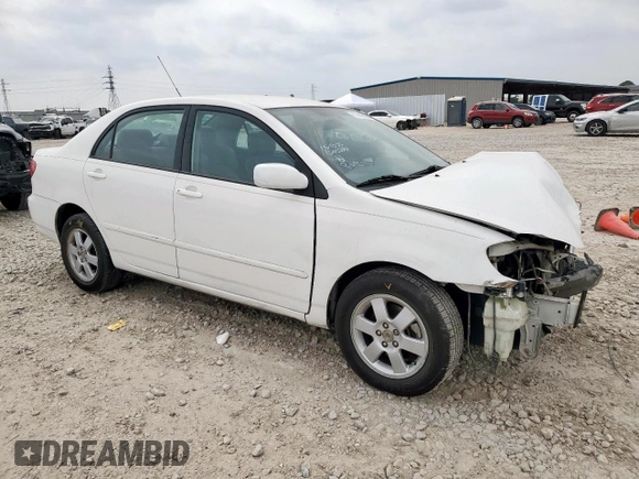 2007 Toyota Corolla CE with VIN 1NXBR32E17Z896493, listed as a Copart auction lot 57442295 with 110,375 mi miles and Salvage title. Bid and sale history available at DreamBid. Image 4.