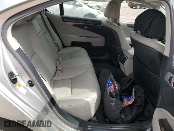 2016 Lexus LS 460 L with VIN JTHGL5EF9G5056725, listed as a Copart auction lot 49568625 with 87,226 mi miles and Salvage title. Bid and sale history available at DreamBid. Image 10.