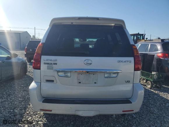 2007 Lexus GX 470 with VIN JTJBT20X970138720, listed as a Copart auction lot 53390435 with 220,051 mi miles and Clean Title. Bid and sale history available at carsss.com. Image 6.