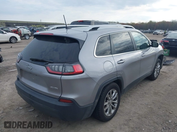 2019 Jeep Cherokee Latitude with VIN 1C4PJLCB6KD159997, listed as a IAAI auction lot 42102904 with 72,064 mi miles and . Bid and sale history available at carsss.com. Image 4.