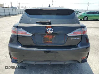 2016 Lexus CT 200h with VIN JTHKD5BH1G2264547, listed as a Copart auction lot 54964895 with 57,305 mi miles and Salvage Title. Bid and sale history available at carsss.com. Image 6.