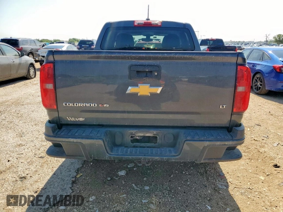 2017 Chevrolet Colorado 2WD LT with VIN 1GCGSCEN8H1331848, listed as a Copart auction lot 57828645 with 95,448 mi miles and Salvage title. Bid and sale history available at DreamBid. Image 6.