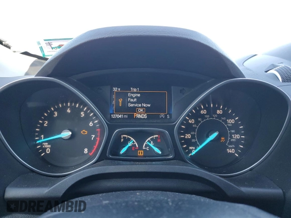 2017 Ford Escape SE with VIN 1FMCU9GD1HUC70739, listed as a Copart auction lot 46060905 with 127,041 mi miles and Clean Title. Bid and sale history available at DreamBid. Image 9.