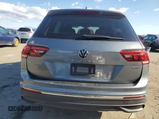 2023 Volkswagen Tiguan SE with VIN 3VVMB7AX9PM018778, listed as a Copart auction lot 50565555 with 9,758 mi miles and Salvage Title. Bid and sale history available at DreamBid. Image 6.