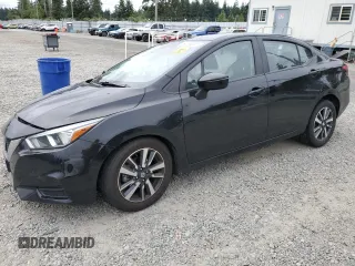 2021 Nissan Versa SV with VIN 3N1CN8EV1ML890120, listed as a Copart auction lot 64204885 with 80,645 mi miles and Salvage title. Bid and sale history available at DreamBid. Image 1.