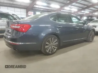 2014 Kia Cadenza Premium z VIN KNALN4D79E5142948, wystawiony jako Copart lot #60281065 z przebiegiem 121 916 mil mil oraz Czysty tytuł • Clean title. Historia ofert i sprzedaży dostępna na DreamBid. Obrazek 3.