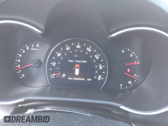 2014 Kia Sorento SX with VIN 5XYKW4A72EG449868, listed as a IAAI auction lot 41441234 with 150,244 mi miles. Bid and sale history available at carsss.com. Image 7.