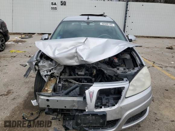 2010 Pontiac G6 w/1SB with VIN 1G2ZA5EB0A4131990, listed as a Copart auction lot 46506145 with 163,096 mi miles and Salvage Title. Bid and sale history available at carsss.com. Image 5.
