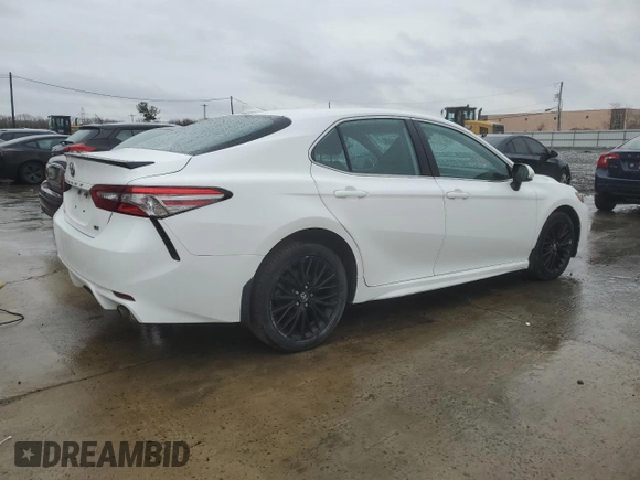 2019 Toyota Camry LE with VIN 4T1B11HK4KU715047, listed as a Copart auction lot 50161415 with 108,958 mi miles and Salvage Title. Bid and sale history available at carsss.com. Image 3.