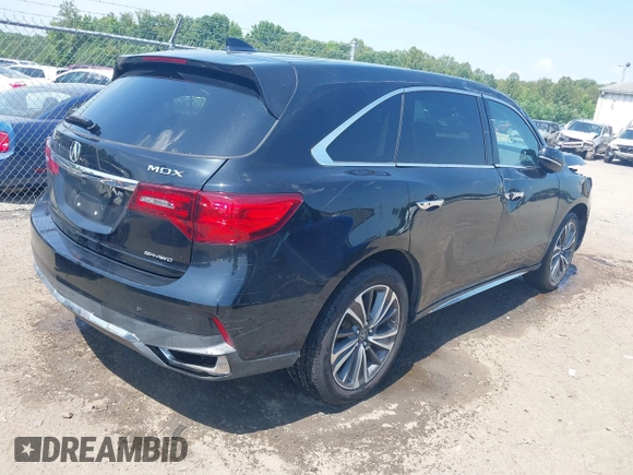 2020 Acura MDX Technology with VIN 5J8YD4H53LL046652, listed as a IAAI auction lot 42587469 with 45,310 mi miles and . Bid and sale history available at DreamBid. Image 4.