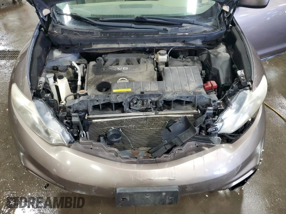 2011 Nissan Murano S with VIN JN8AZ1MW7BW173422, listed as a Copart auction lot 53913575 with 181,597 mi miles and Salvage Title. Bid and sale history available at DreamBid. Image 12.
