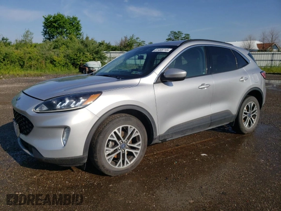 2020 Ford Escape SEL with VIN 1FMCU9H60LUB08237, listed as a Copart auction lot 61468715 with 62,386 mi miles and Salvage title. Bid and sale history available at DreamBid. Image 1.