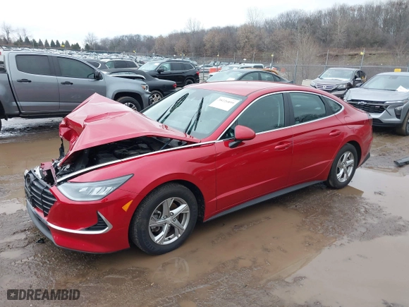 2022 Hyundai Sonata SE with VIN 5NPEG4JA6NH142900, listed as a IAAI auction lot 38226899 with 14,930 mi miles. Bid and sale history available at carsss.com. Image 16.
