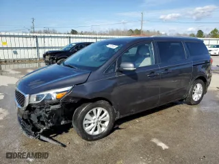 2016 Kia Sedona LX with VIN KNDMB5C16G6194683, listed as a Copart auction lot 47828165 with 155,320 mi miles and Salvage Title. Bid and sale history available at carsss.com. Image 1.