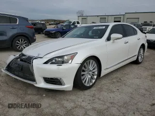 2016 Lexus LS 460 with VIN JTHCL5EF2G5026979, listed as a Copart auction lot 50082125 with 99,336 mi miles and Salvage title. Bid and sale history available at DreamBid. Image 1.