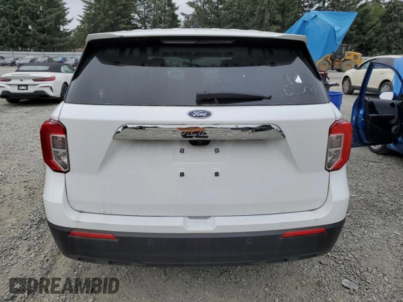 2023 Ford Explorer with VIN 1FMSK8BB2PGA36012, listed as a Copart auction lot 68627514 with 2,302 mi miles and Salvage Title. Bid and sale history available at carsss.com. Image 6.