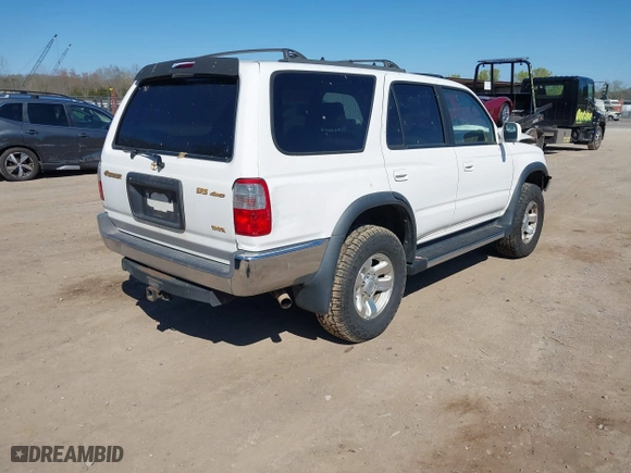 1999 Toyota 4Runner SR5 with VIN JT3HN86R5X0207829, listed as a IAAI auction lot 41875252 with 279,789 mi miles. Bid and sale history available at carsss.com. Image 4.