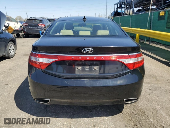 2012 Hyundai Azera with VIN KMHFG4JG2CA161033, listed as a Copart auction lot 52819405 with 89,102 mi miles and Salvage title. Bid and sale history available at DreamBid. Image 6.
