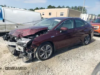 2018 Honda Clarity Plug-In Hybrid Touring with VIN JHMZC5F38JC018001, listed as a Copart auction lot 61747774 with 79,775 mi miles and Salvage Title. Bid and sale history available at carsss.com. Image 1.