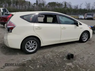 2016 Toyota Prius v Two with VIN JTDZN3EU4GJ052404, listed as a Copart auction lot 50958515 with 221,170 mi miles and Salvage Title. Bid and sale history available at carsss.com. Image 3.