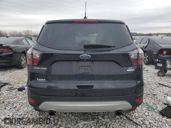 2017 Ford Escape SE with VIN 1FMCU0GD8HUA79606, listed as a Copart auction lot 50763095 with 76,213 mi miles and Clean Title. Bid and sale history available at carsss.com. Image 6.
