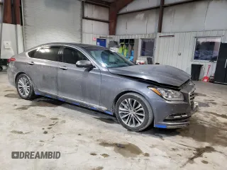 2015 Hyundai Genesis 3.8L z VIN KMHGN4JE0FU022983, wystawiony jako Copart lot #86591924 z przebiegiem 155 164 mil mil oraz Nie do naprawy • Non repairable. Historia ofert i sprzedaży dostępna na DreamBid. Obrazek 4.