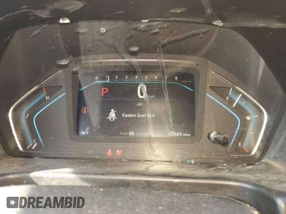 2019 Honda Odyssey EX-L with VIN 5FNRL6H70KB025729, listed as a Copart auction lot 46331235 with 123,682 mi miles and Salvage Title. Bid and sale history available at carsss.com. Image 9.